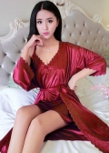 Robe Set with Babydoll Fit to L Good Quality